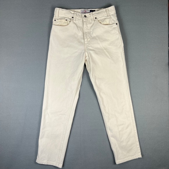 VTG Levis Signature 540 Jeans Fit Mens 32x30 Beige‎ 1994 90s Denim Made in USA - Picture 1 of 9